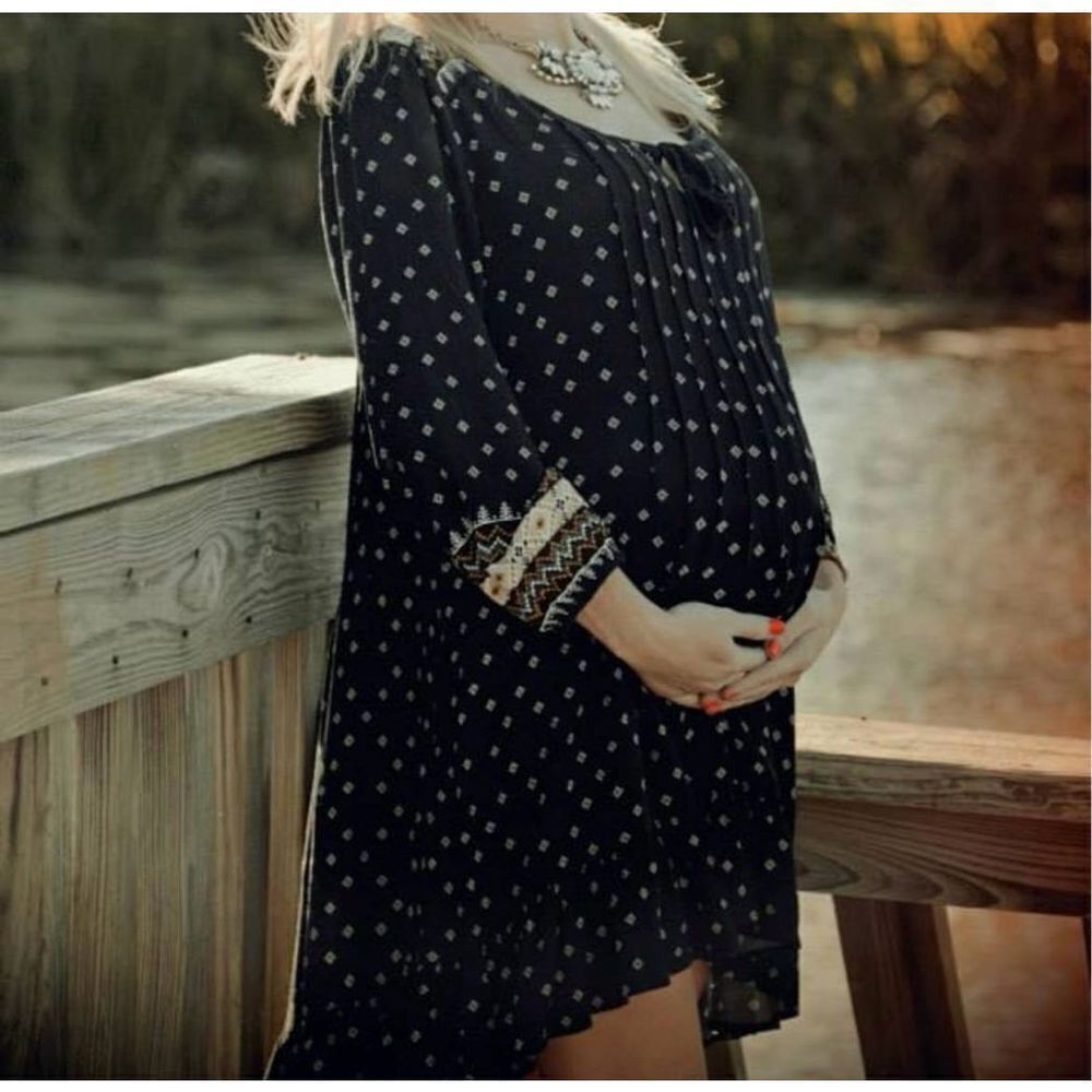 ✨American Eagle Pintucked Boho Swing Dress✨ - Picture 6 of 9
